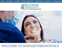 Tablet Screenshot of bodnarperiodontics.com